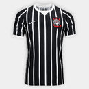 Camisa Corinthians II 2026/27  Torcedor Nike Masculina - Branco+Preto