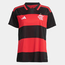 Camisa Flamengo I 2026/27 Torcedor Adidas Feminina - Vermelho+Preto
