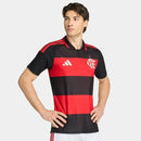 Camisa Flamengo I 2026/27 Jogador Adidas Masculina - Vermelho+Preto