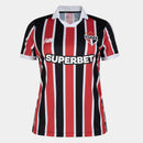 Camisa São Paulo II 26/27 Torcedor New Balance Feminina - Vermelho+Branco