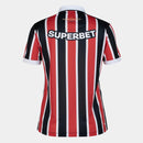 Camisa São Paulo II 26/27 Torcedor New Balance Feminina - Vermelho+Branco