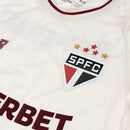 Camisa São Paulo Comemorativa 26/27 Torcedor New Balance Feminina - Off White+Vinho