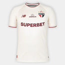 Camisa São Paulo Comemorativa 26/27 Jogador New Balance Masculina - Off White+Vinho
