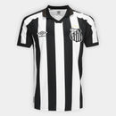 Camisa Santos II 26/27 s/n Torcedor Umbro Masculina - Branco+Preto