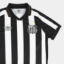 Camisa Santos II 26/27 s/n Torcedor Umbro Masculina - Branco+Preto